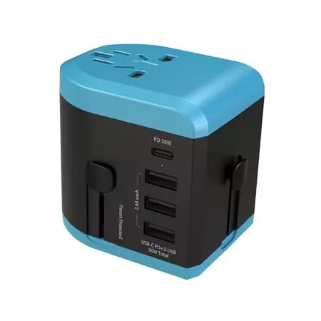 Самый мощный путешественный адаптер с портом зарядки USB C PD